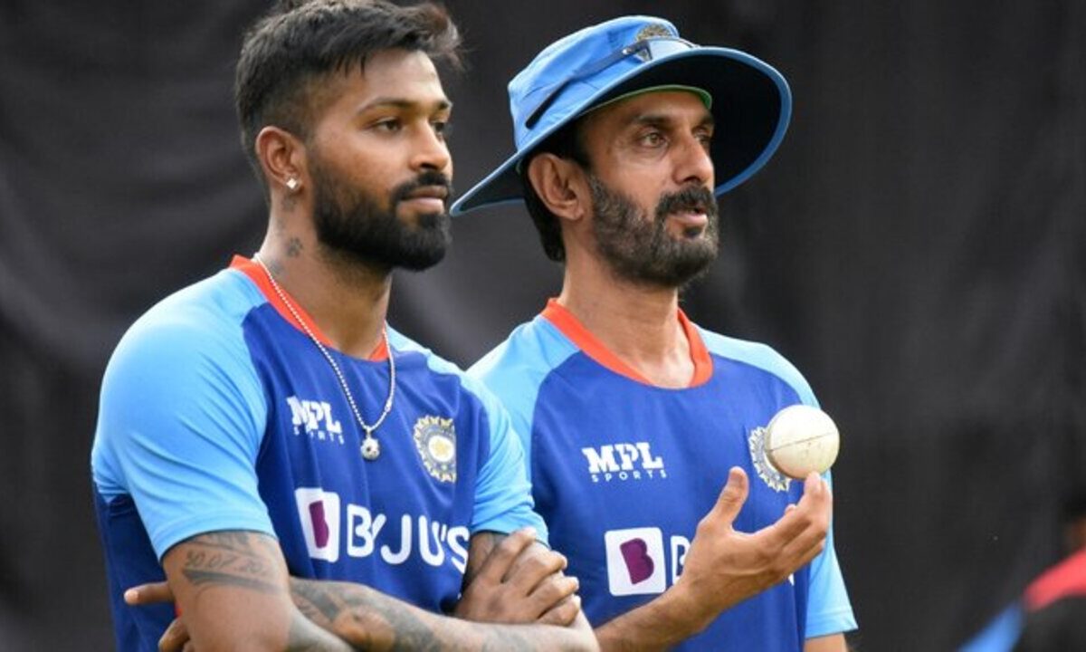 Hardik Pandya and Vikram Rathour.