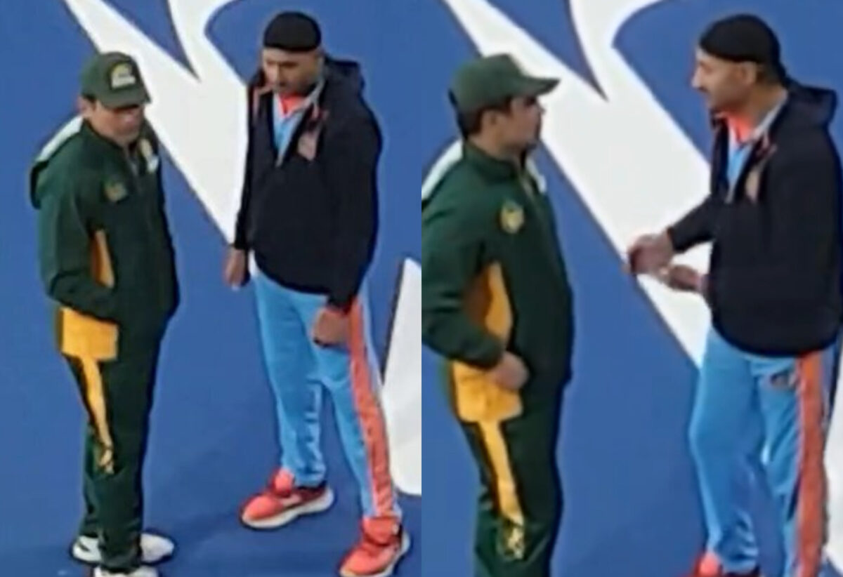 Harbhajan Singh and Kamran Akmal