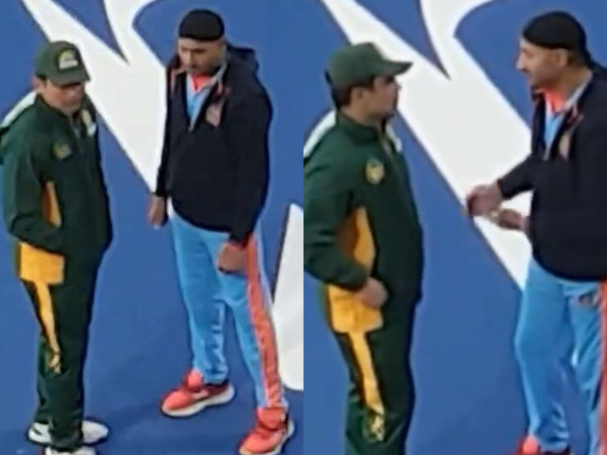 Watch- Harbhajan Singh Gives A Stern Talk To Kamran Akmal After His Controversial Comments On Sikh Community