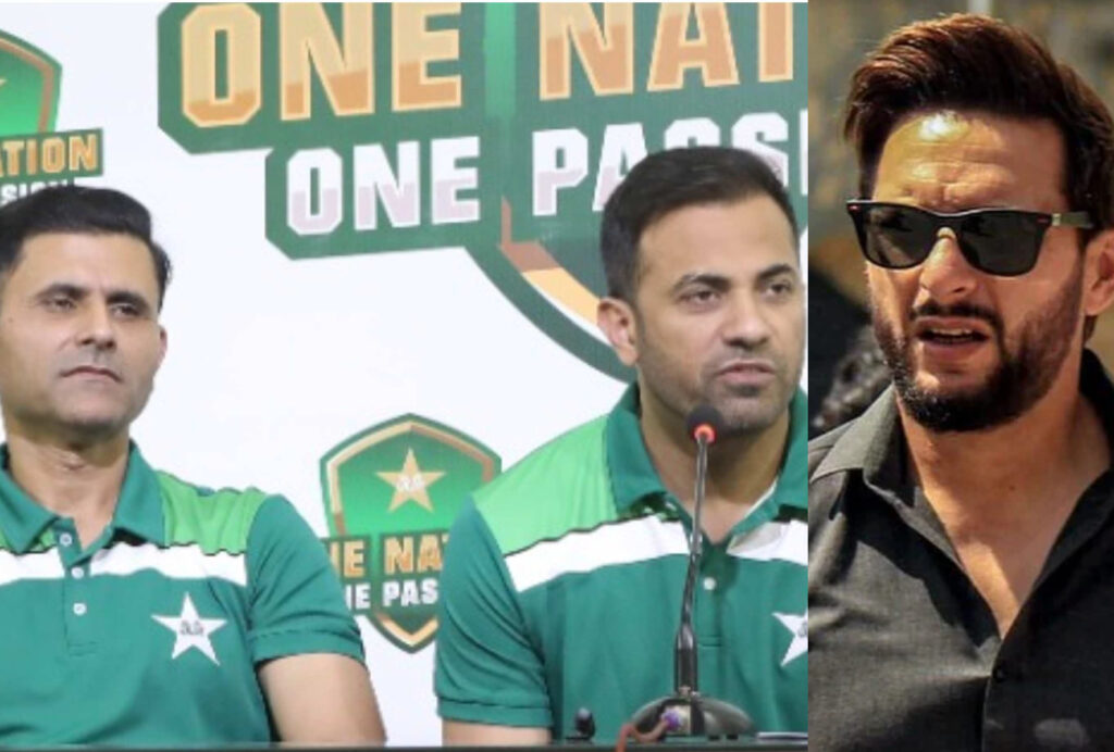 Shahid Afridi, Wahab Riaz, Abdul Razzaq