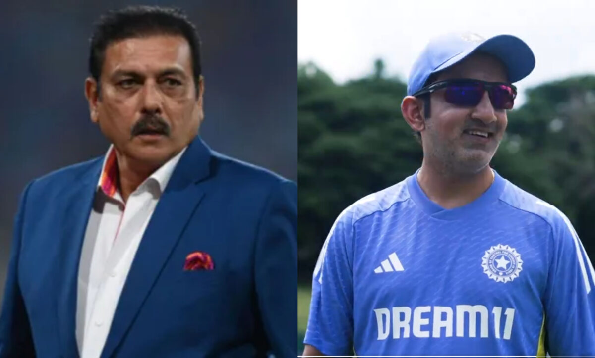 Ravi Shastri and Gautam Gambhir. Photo- X