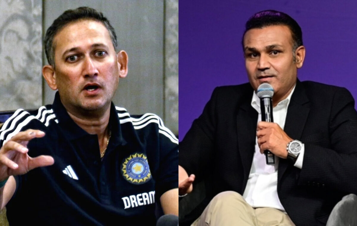 Virender Sehwag and Ajit agarkar