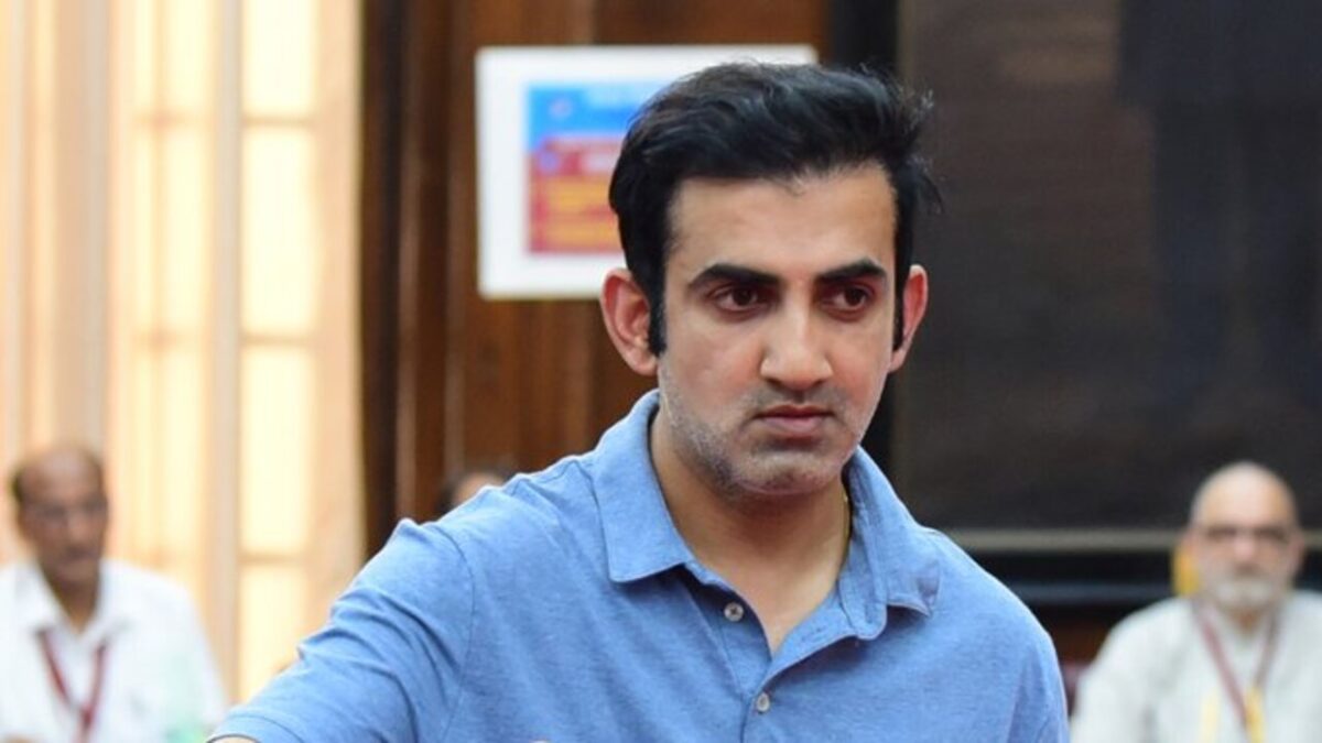 Gautam Gambhir- India head coach.