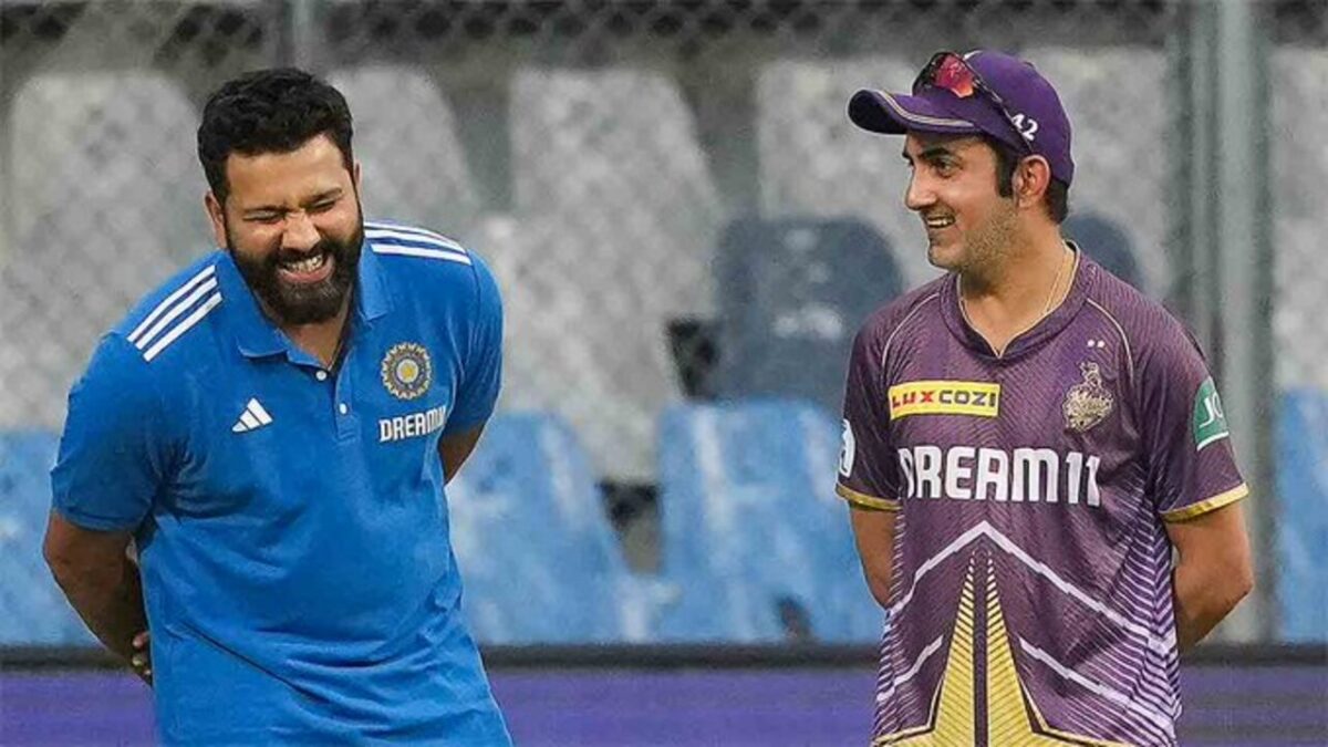 Rohit Sharma and Gautam Gambhir.