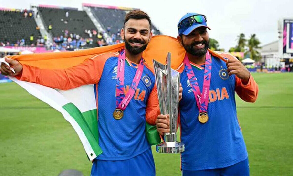 India veterans- Virat Kohli and Rohit Sharma.