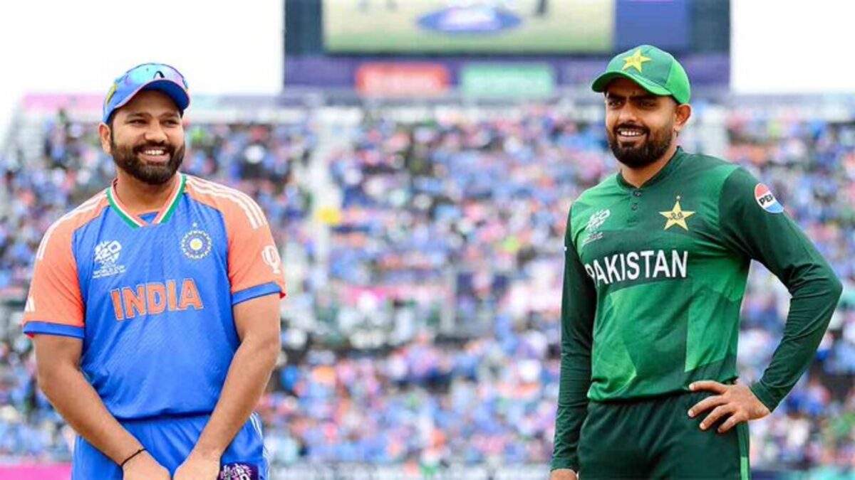 India captain Rohit Sharma and Pakistan Captain Babar Azam.