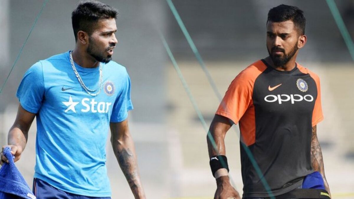 India players- Hardik Pandya and KL Rahul.