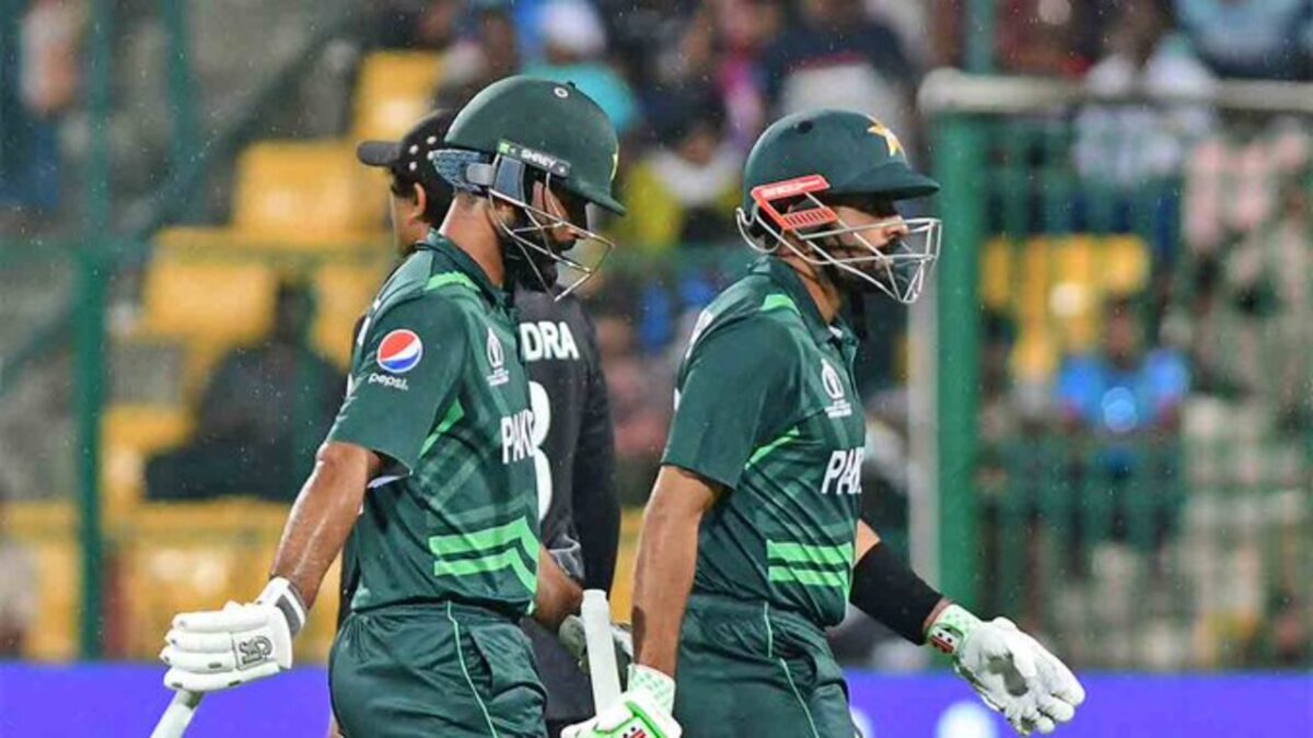 Babar Azam and Fakhar Zaman.