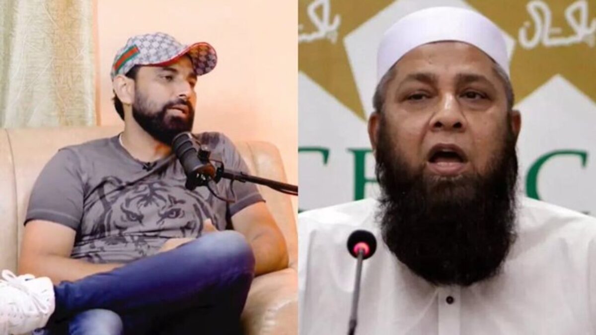 Mohammad Shami and Inzamam Ul Haq.