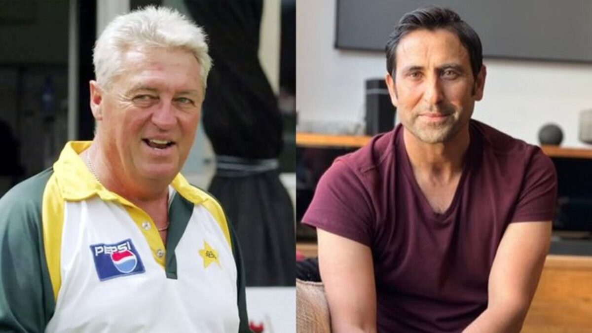 Bob Woolmer and Younis Khan.