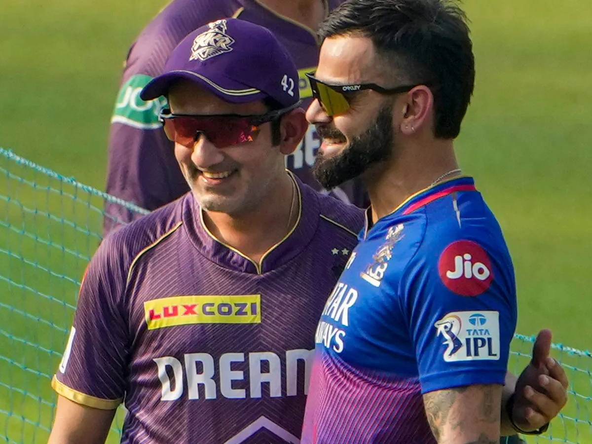 Virat Kohli and Gautam gambhir
