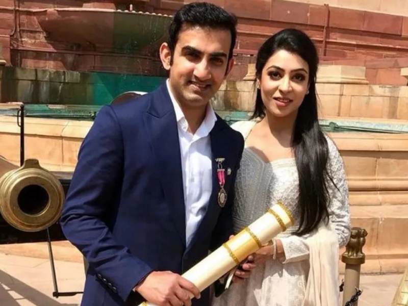 Gautam Gambhir and Natasha Gambhir Photo- Instagram
