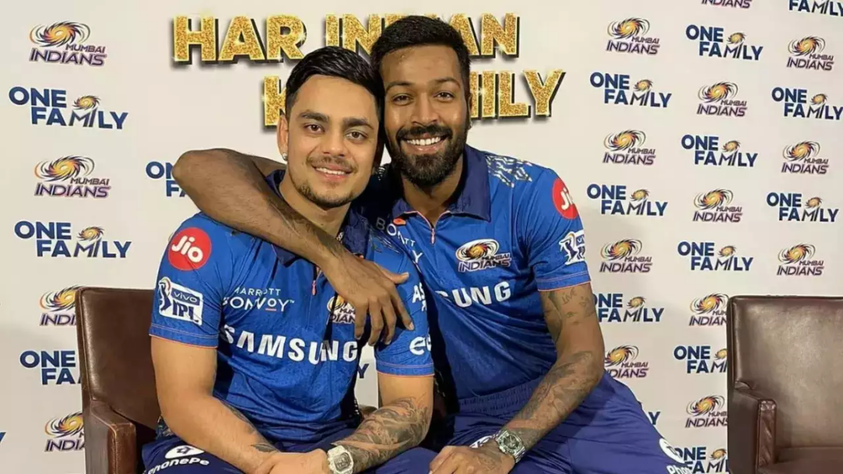 Ishan Kishan and Hardik Pandya. Photo- IPL