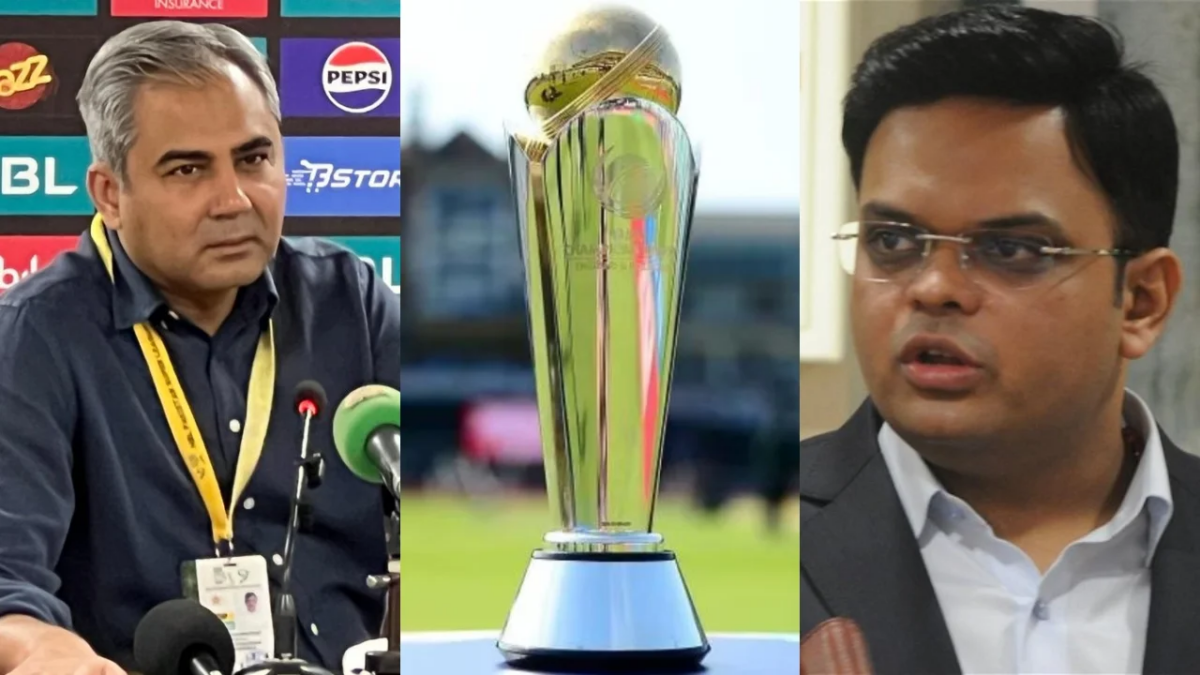 PCB v BCCI Champions Trophy, Jay Shah, Mohsin Naqvi