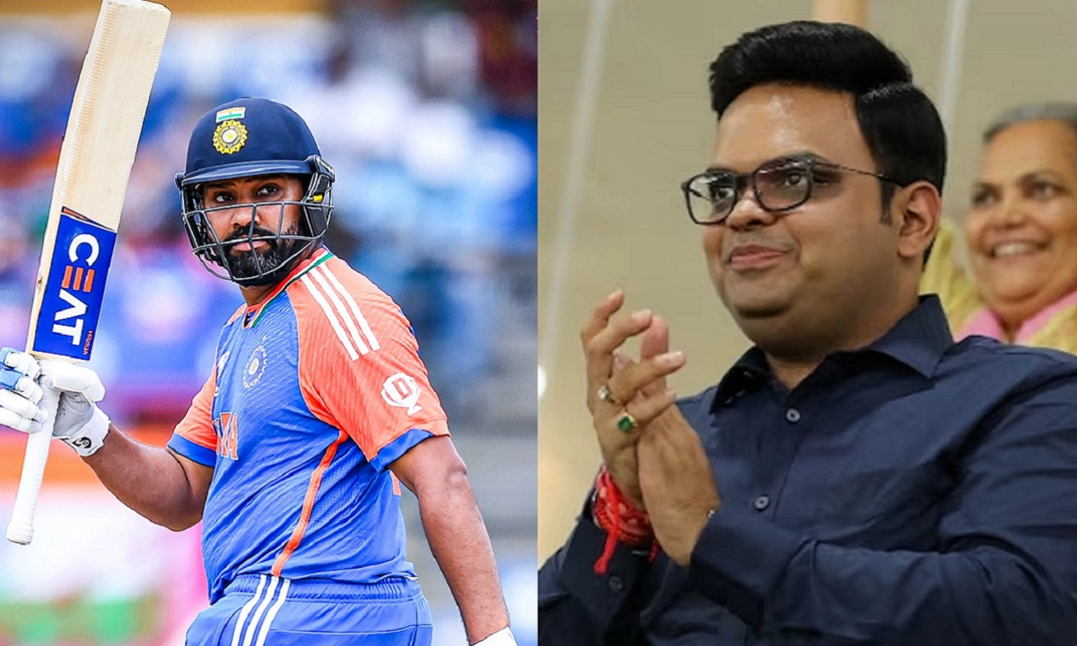 Rohit Sharma and Jay Shah