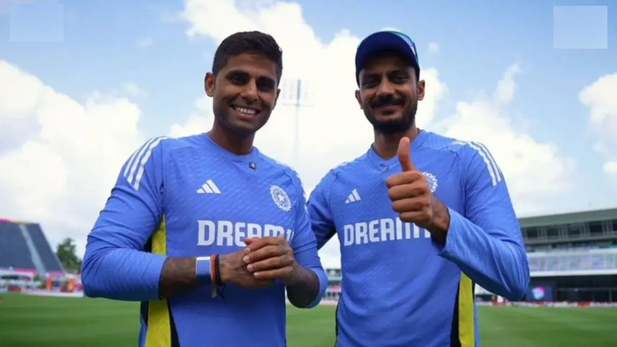 Suryakumar Yadav and Axar Patel. Photo- BCCI