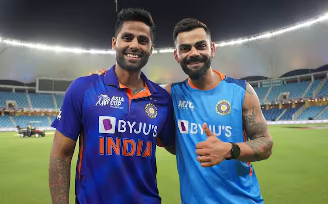 Suryakumar Yadav and Virat Kohli. Photo- BCCI