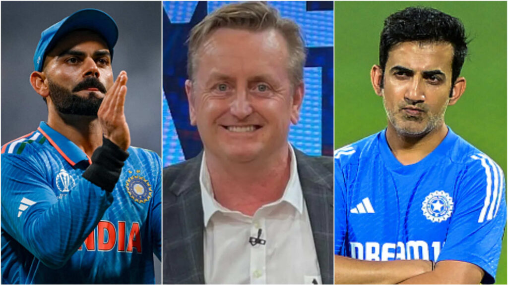 Virat Kohli, Gautam Gambhir and Scott Styris