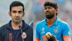 Gautam Gambhir Issues A Stern Warning To Hardik Pandya After Divorce Announcement 2 Hardik Pandya and Gautam Gambhir. Photo- X