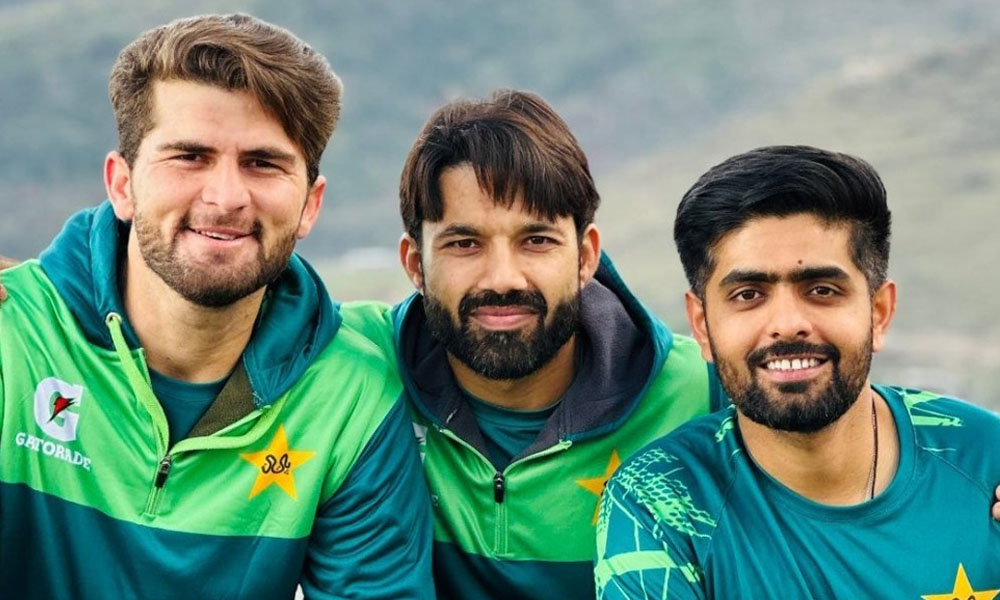 Babar Azam, Mohammad Rizwan And Shaheen Afridi