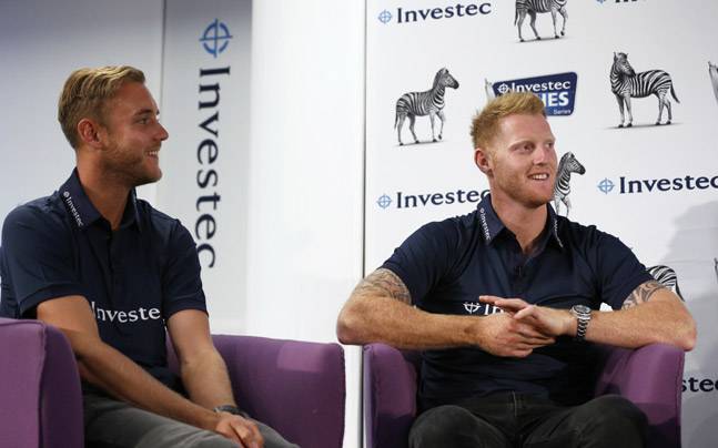 Ben Stokes and Stuart Broad. Photo- Twitter