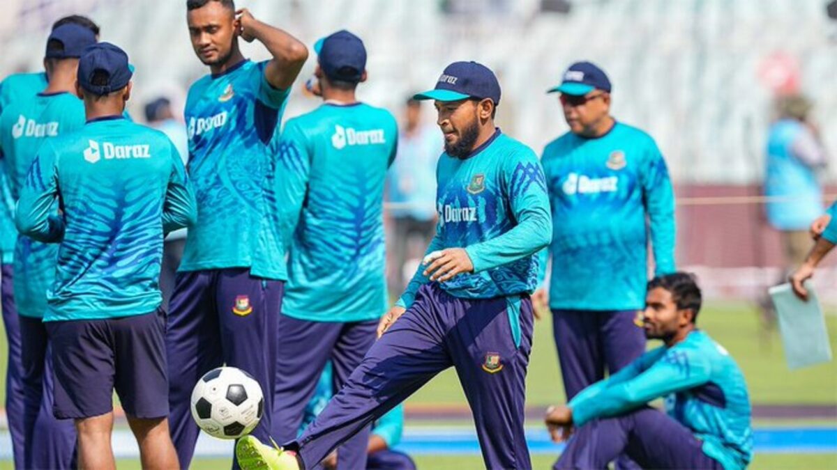 Bangladesh practice session.