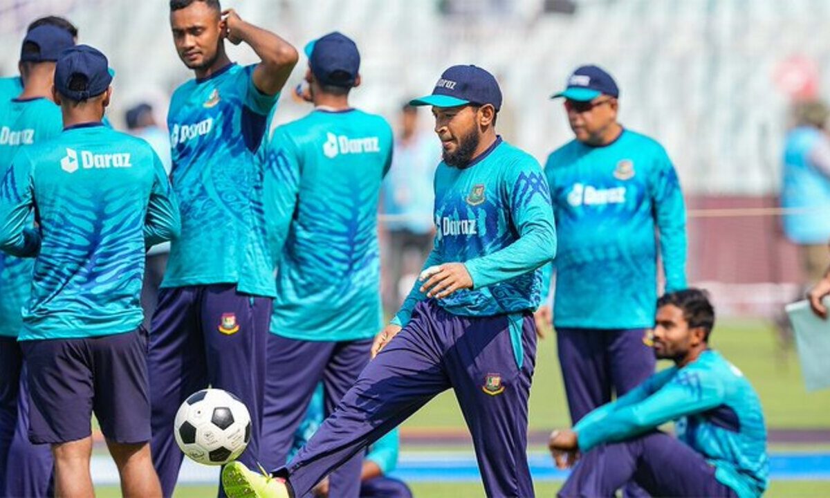 Bangladesh practice session.