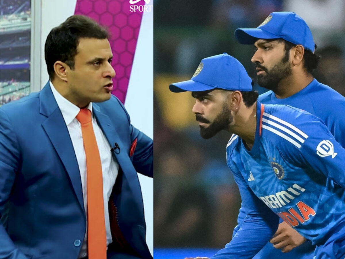 Tanveer Ahmed. Virat Kohli and Rohit Sharma