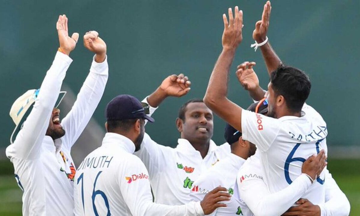 Sri Lanka Test Team.