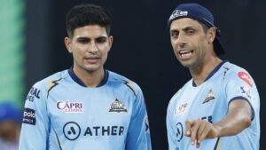 Ashish Nehra and Subman Gill.