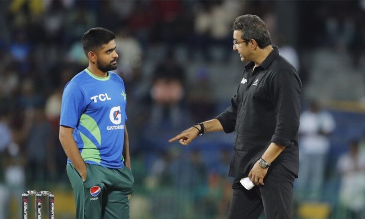 Wasim Akram and Babar Azam.