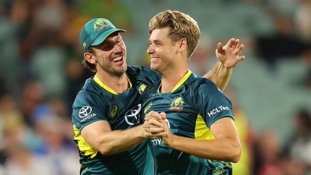 Mitchell Marsh and Spencer Johnson.