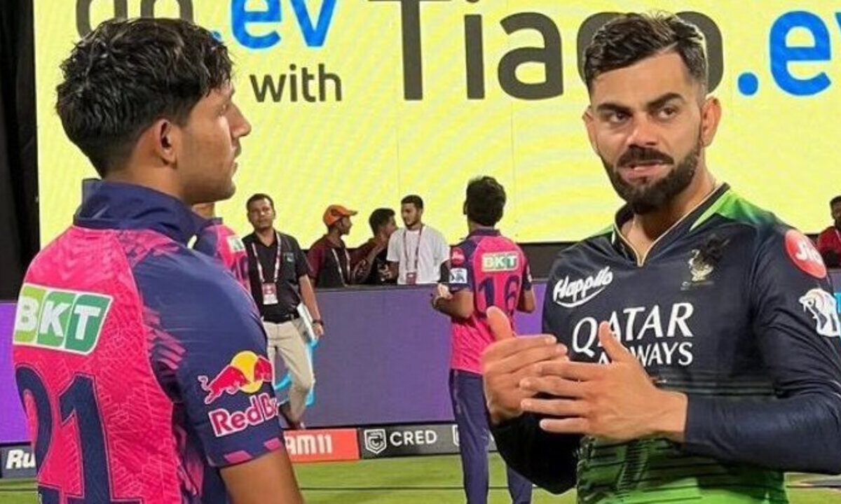 Dhruv Jurel and Virat Kohli.