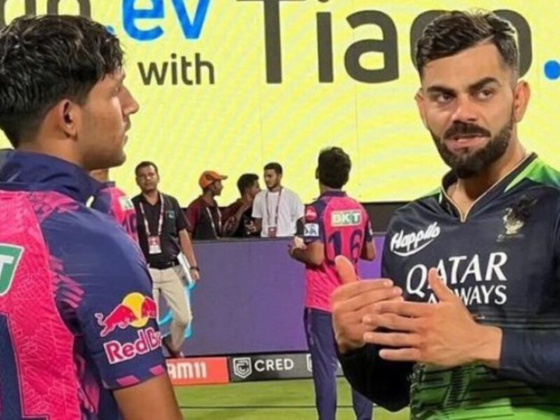 Dhruv Jurel and Virat Kohli.