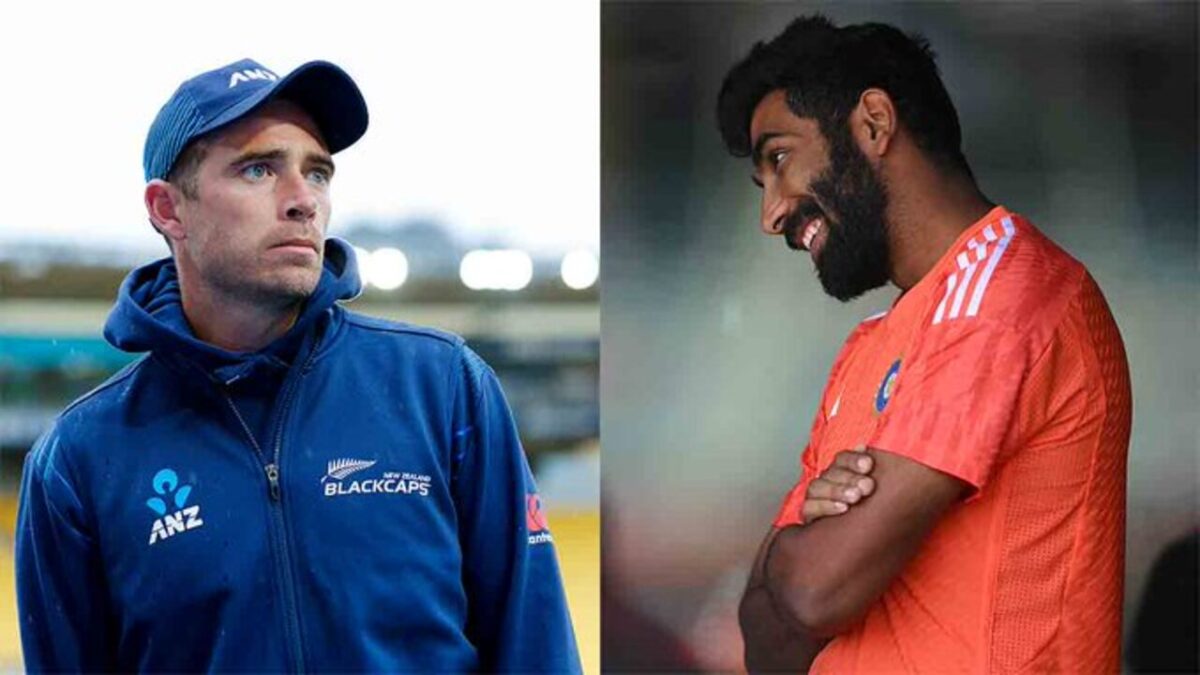 Tim Southee and Jasprit Bumrah.