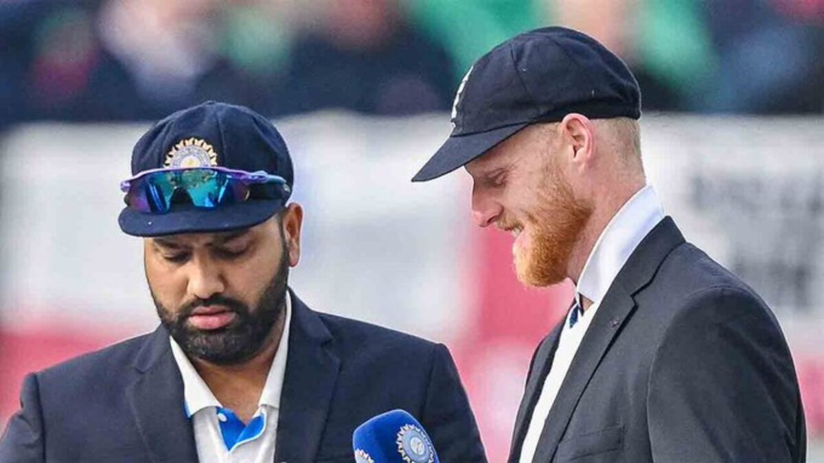 England captain Ben Stokes and Indian captain Rohit Sharma.