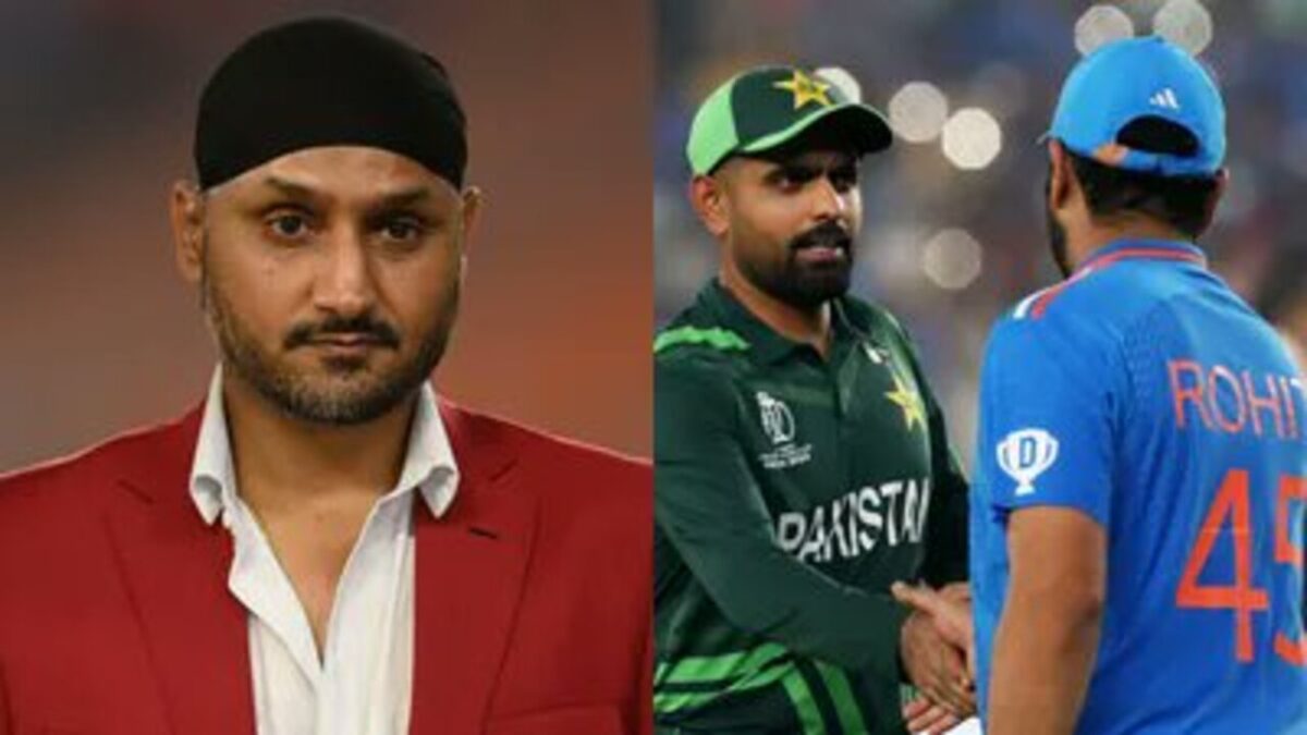 Harbhajan Singh, India captain Rohit Sharma and Pakistan captain Babar Azam.