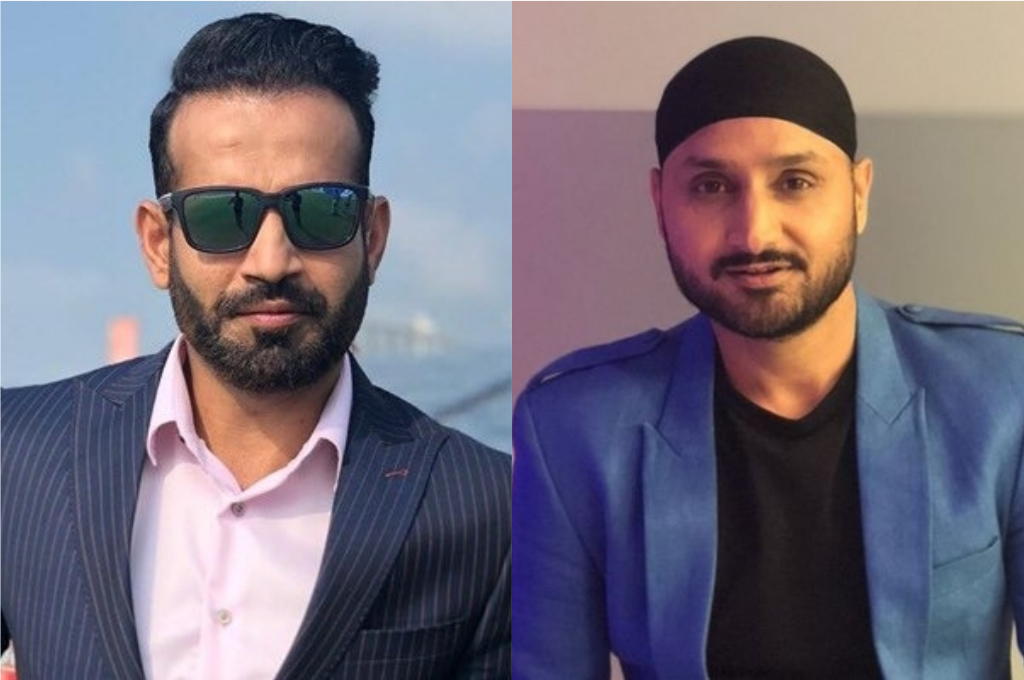 Harbhajan Singh and Irfan Pathan