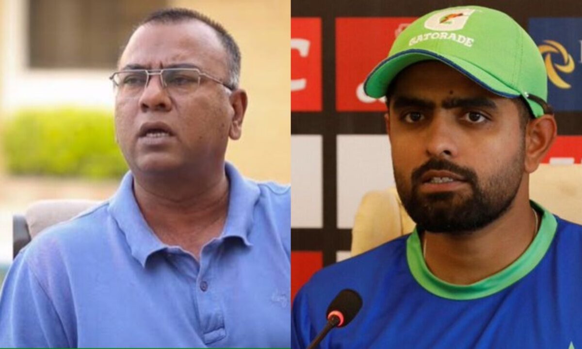 Pakistan's Basit Ali and Babar Azam.