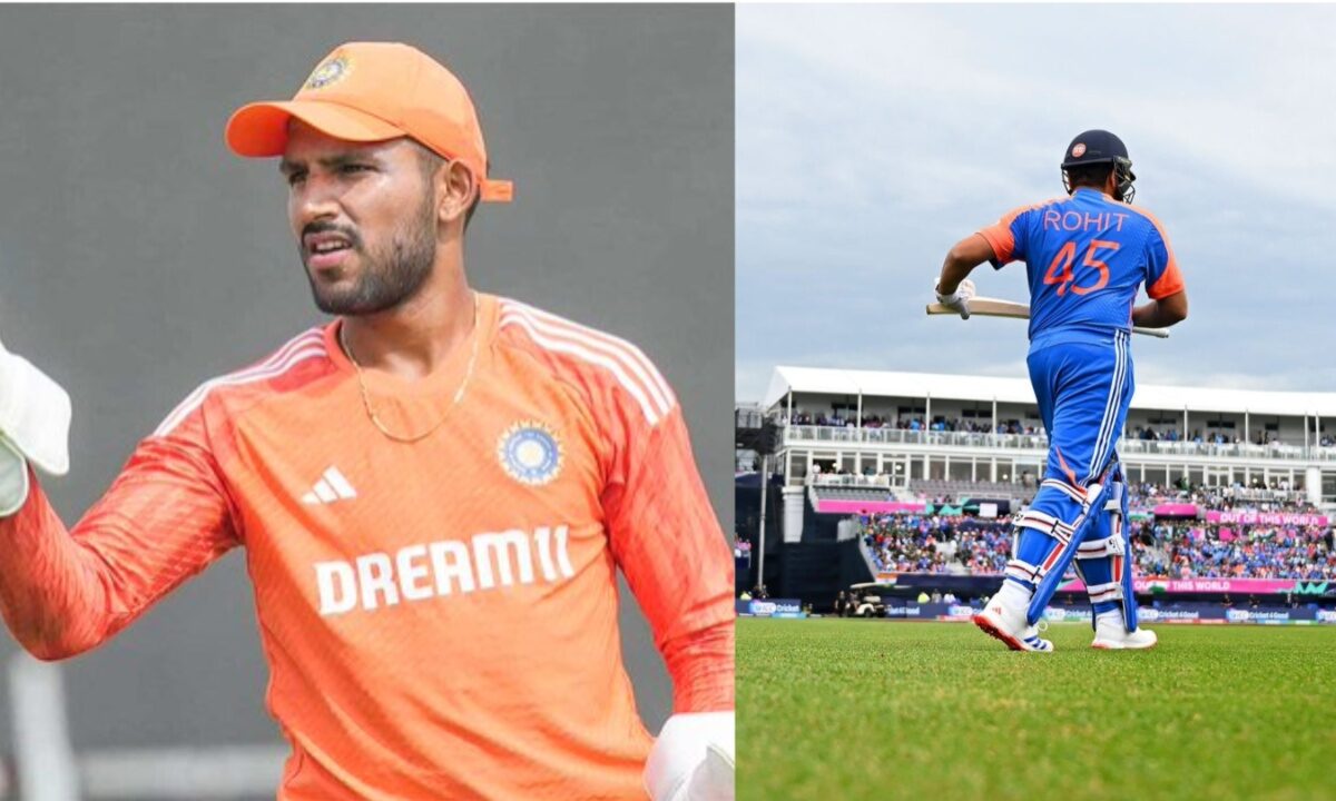 Dhruv Jurel and Rohit Sharma.