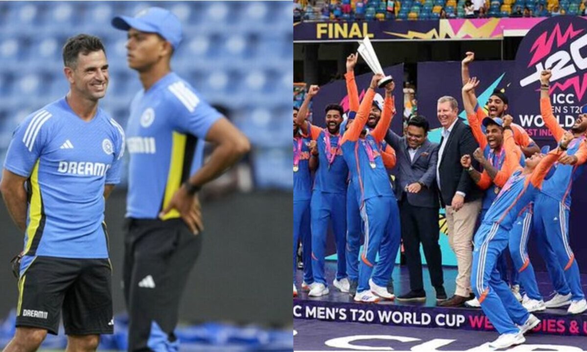 India's assistant coach- Ryan Ten Doeschate and opener Yashasvi Jaiswal.