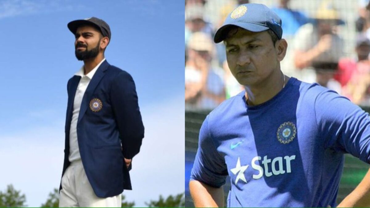 Virat Kohli and Sanjay Bangar.