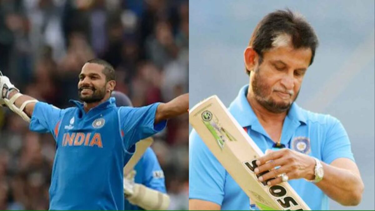 Shikhar Dhawan and Sandeep Patil.