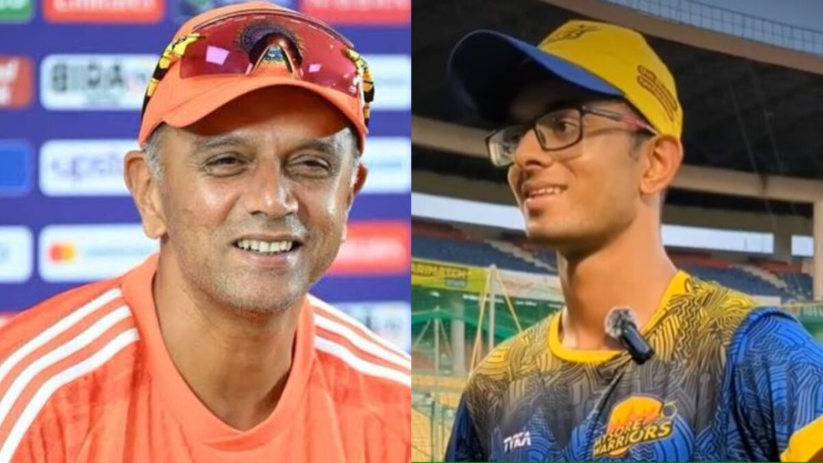 Rahul Dravid and Samit Dravid.