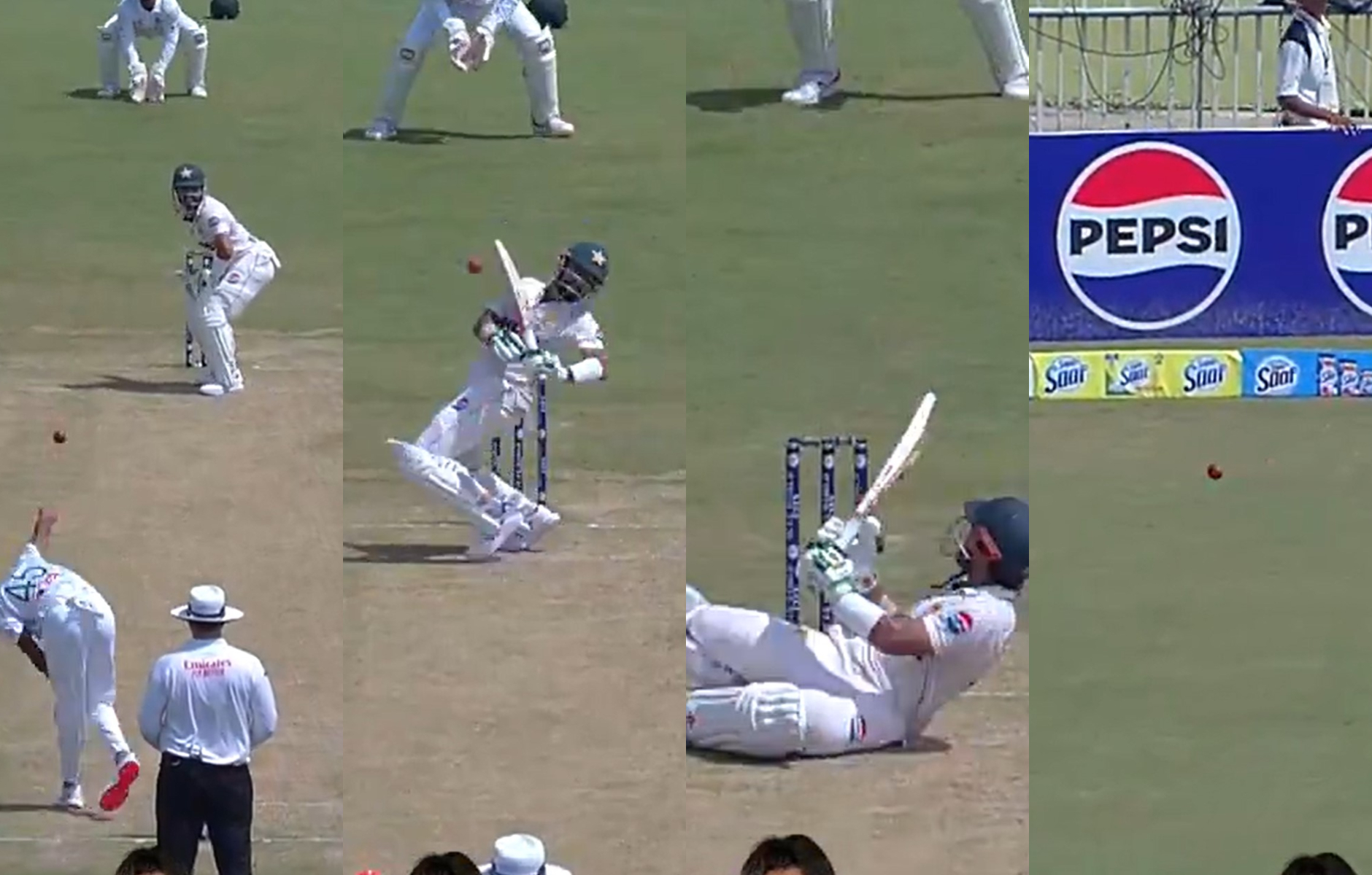 Watch- Mohammad Rizwan Plays An Audacious Shots To Reach 50 In First ...