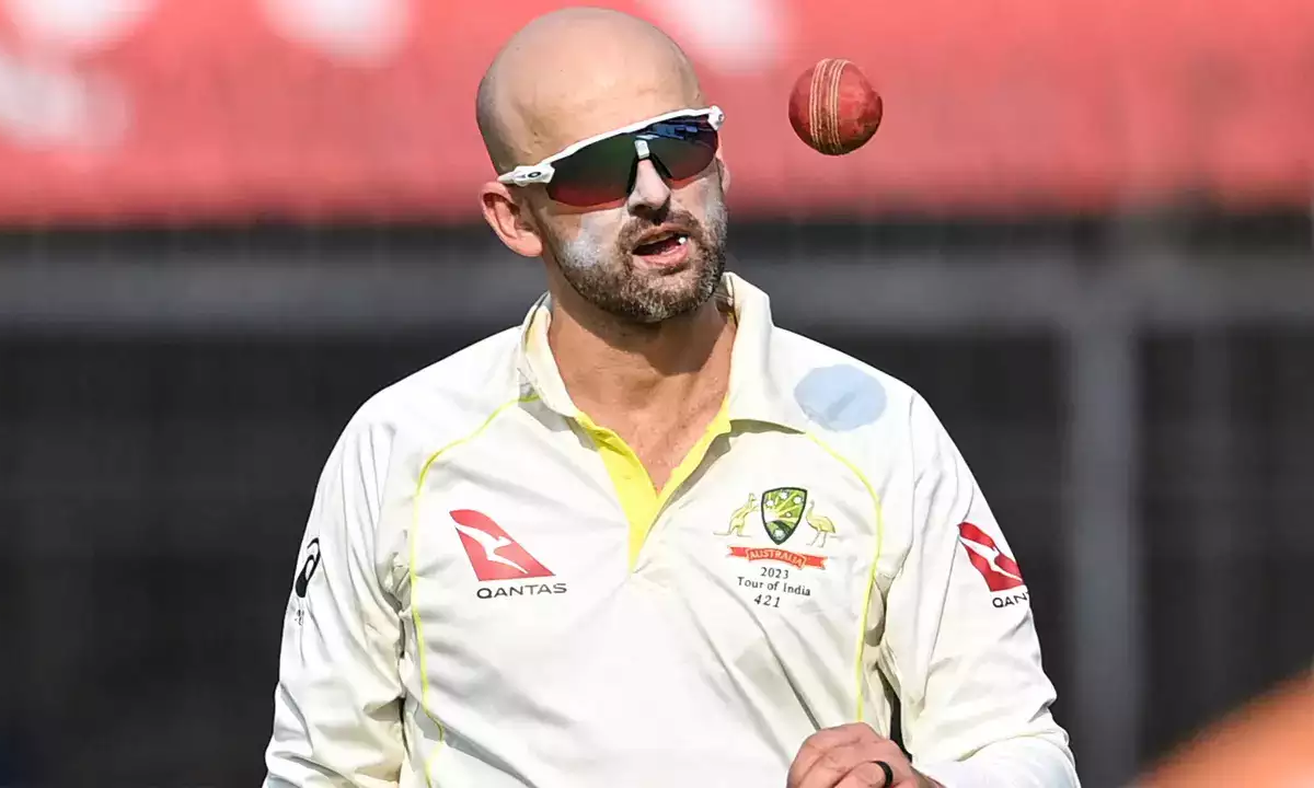 Nathan Lyon. Photo- Getty