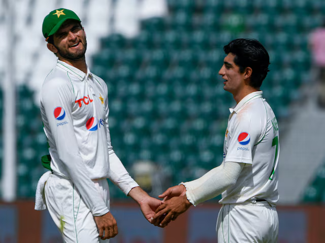 Shaheen Afridi and Naseem Shah. PHoto- Getty