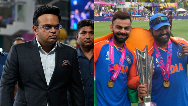 Rohit Sharma, Virat Kohli and Jay shah