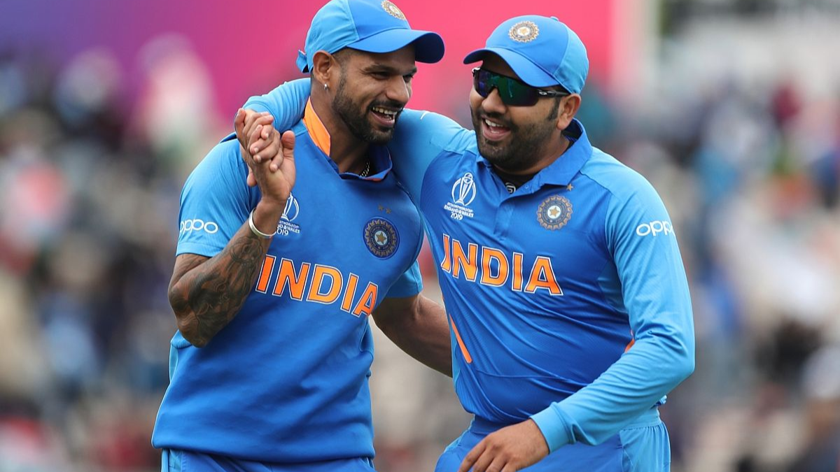 Rohit Sharma and Shikhar Dhawan. Photo- Getty