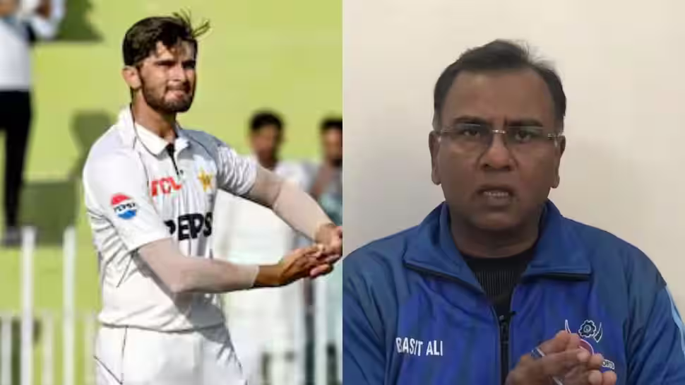Shaheen Afridi and Basit Ali. Photo- Getty/YouTube